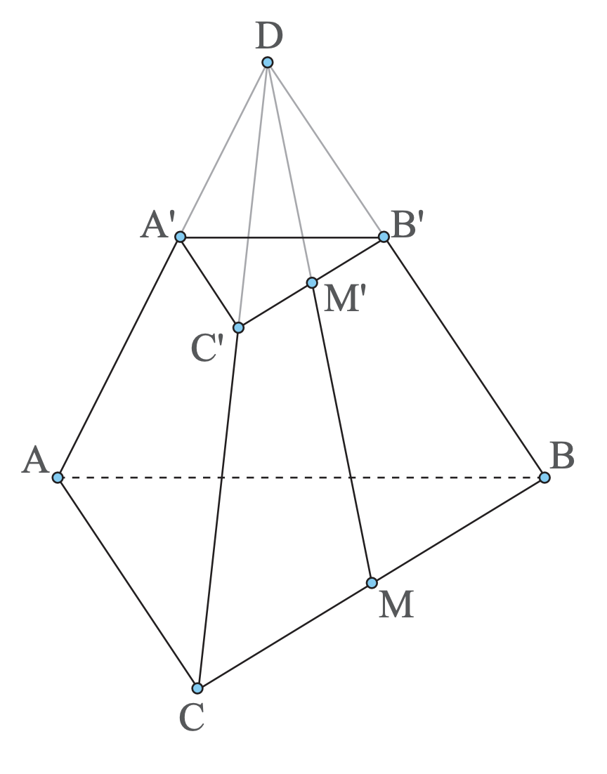 Apotema trunchiului de piramidă regulată
